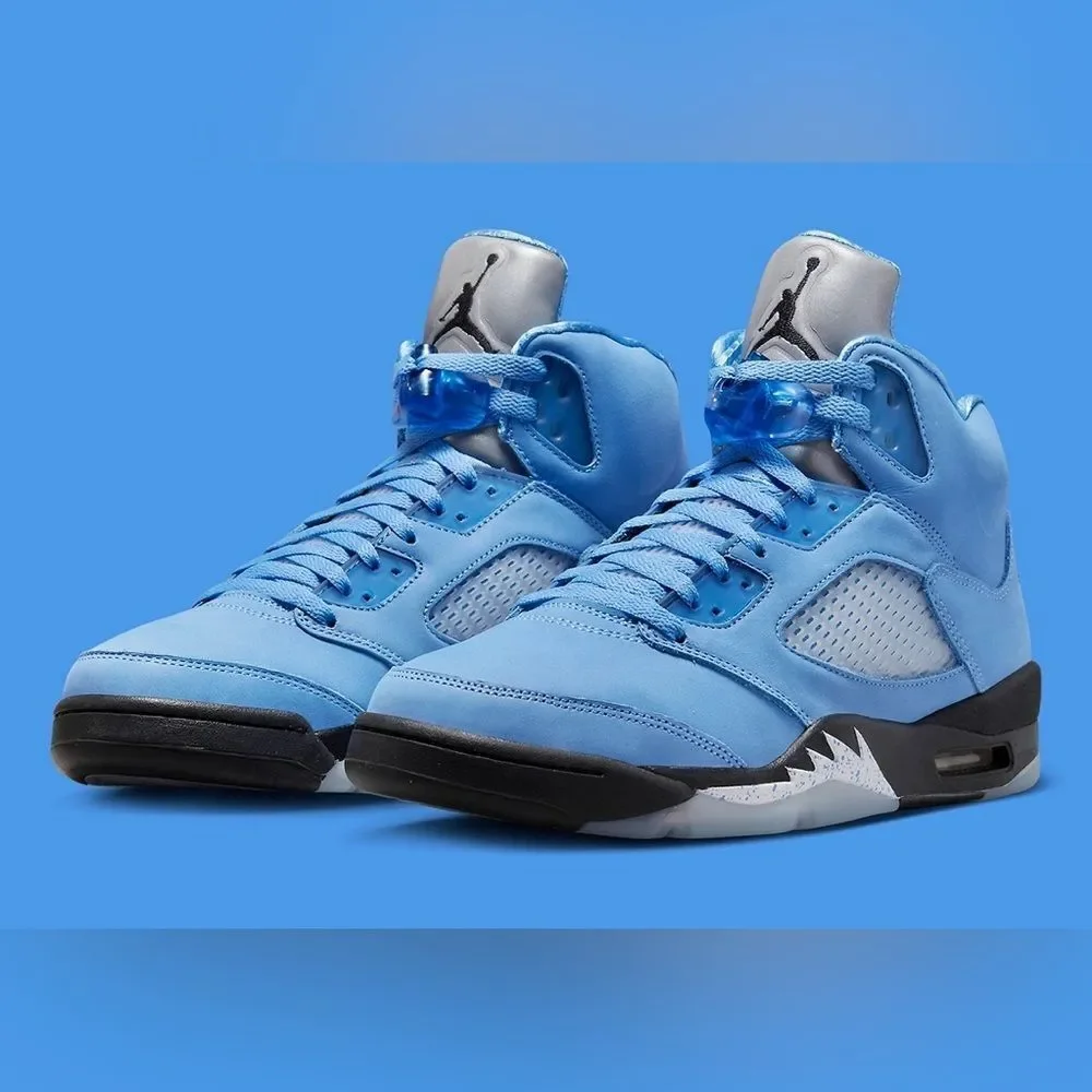 Nike Air Jordan 5 UNC University Blue Black DV1310-401 size 8 - 14